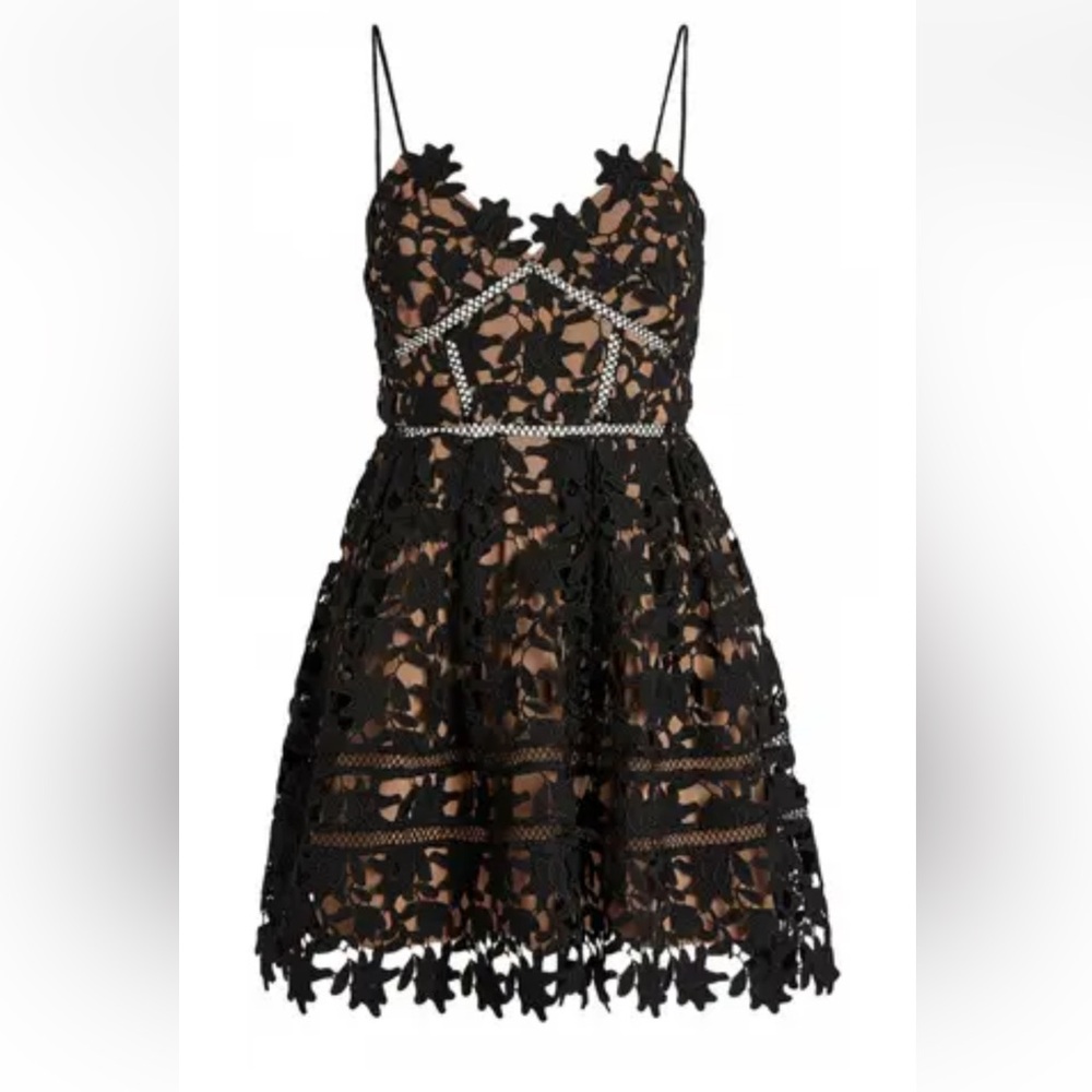 Self-Portrait Azaelea Lace Minidress Size 2 NWT - Picture 2 of 9